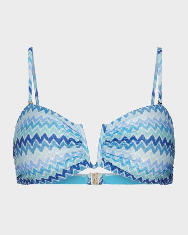 Chevron Jaedyn Bandeau Bikini Top